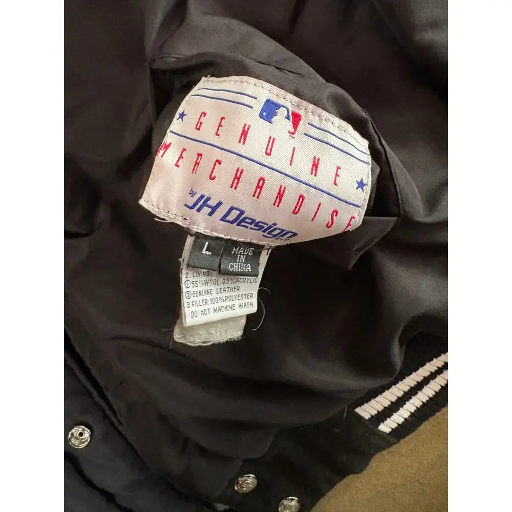Vintage Chicago White Sox MLB Jeff Hamilton Reversible Bomber Jacket